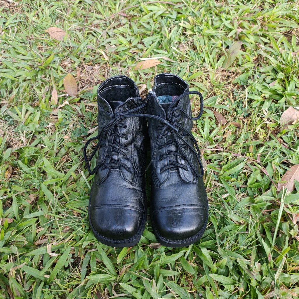 Boots Bốt size 37 Da thật second-hand B091- Đồ Si Bon