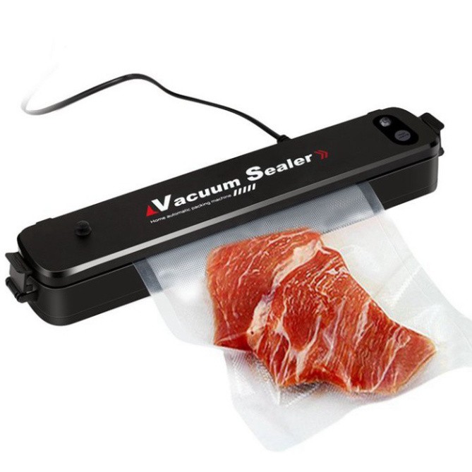 (Tặng 10 Túi) Máy Ép Miệng Túi Nilon 2in1 Máy Hút Chân Không Hàn Mép Tự Động Vacuum Sealer