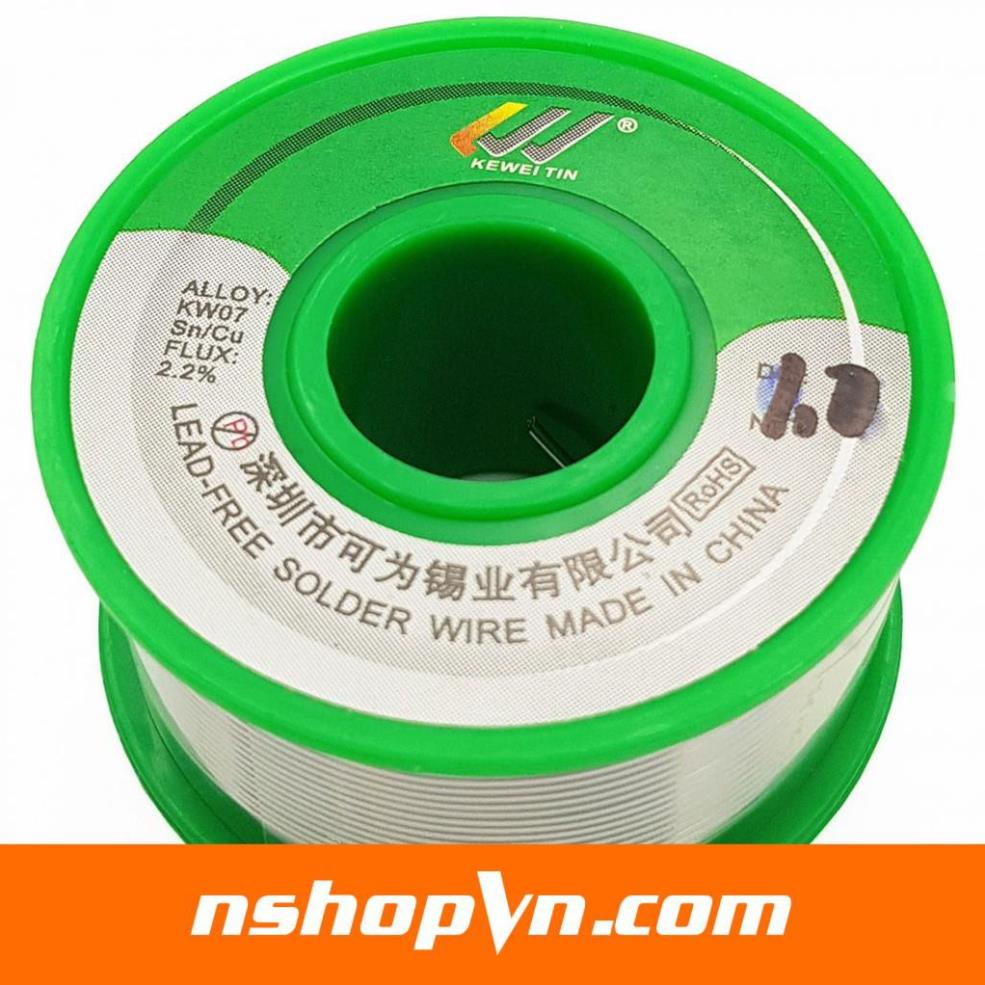 Thiếc hàn không chì 0.6mm, 0.8mm, 1.0mm, 1.2mm - 50gram, 100gram