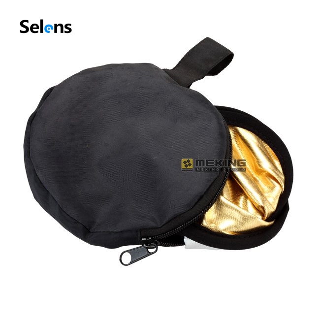 Tấm hắt ánh sáng Selens hình quạt màu bạc/ vàng 12inch 30cm