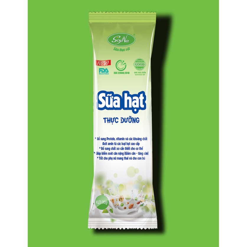 Sữa Chay Thực Dưỡng Soyna - Sữa thực vật soyna - Sữa hạt cho người ăn chay hộp giấy 480gr