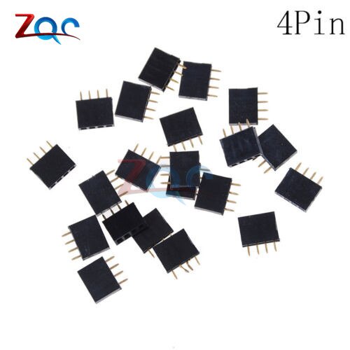 Bộ 10 Đầu Nối Thẳng 2.54mm PCB Lỗ Cái 2 / 3 / 4 / 5 / 6 / 8 / 10 / 12 / 14 / 15 / 16 / 20 / 40Pin