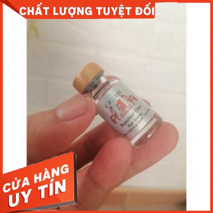 Thuốc trị tan gà đá CF 123 giúp gà mau lành vết thương , tan máu bầm , chống chướng diều , gà đá không chạy