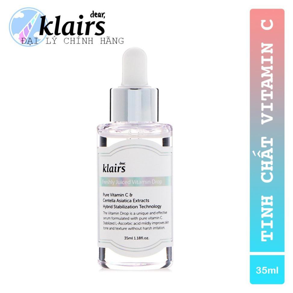 [Chính Hãng] Tinh Chất Làm Sáng, Bổ Sung Vitamin Làm Sáng Da - Klairs Freshly Juiced Vitamin Drop 35ml