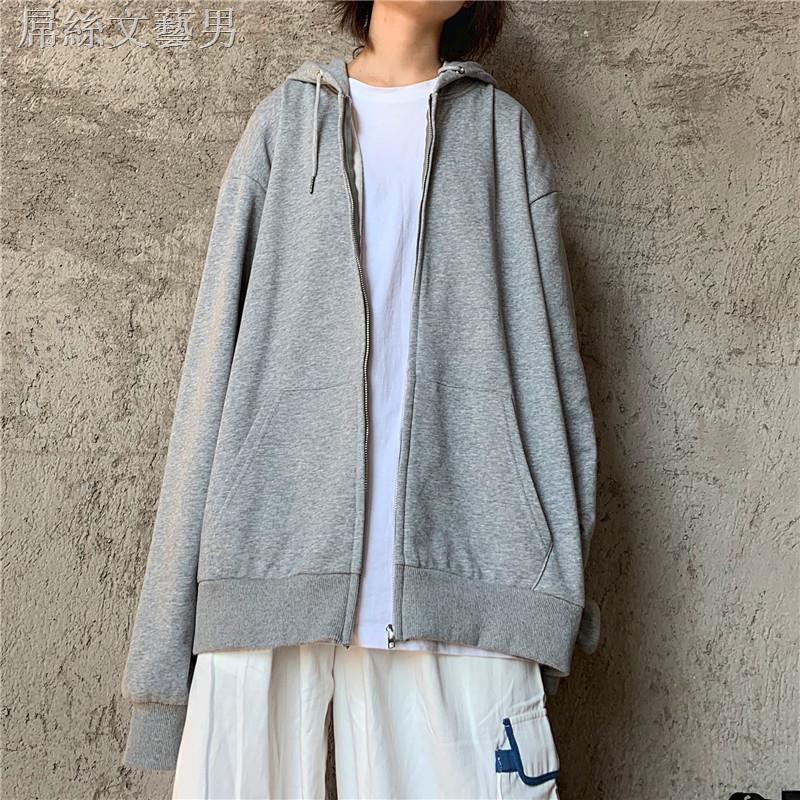 Áo Khoác Hoodie Dáng Rộng Màu Đen Kiểu Hàn Quốc Thời Trang 2020 Cho Các Cặp Đôi