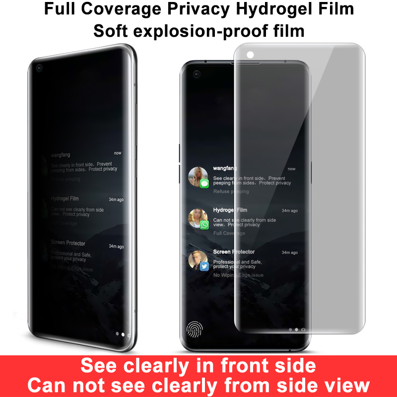 IMAK Kính Cường Lực Chống Nhìn Trộm Cho Oppo Find X3 Pro Find X3