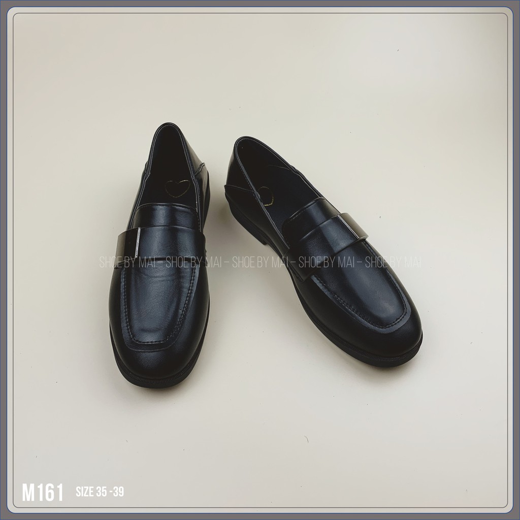 Giày ulzzang da mềm đế cao 2 phân M161 SHOEBYMAI | BigBuy360 - bigbuy360.vn
