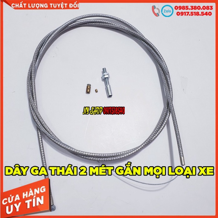 COMBO DÂY GA THÁI LAN 2M + ỐNG ĐẦU GA DOMINO THAILAN Ảnh thật Sp