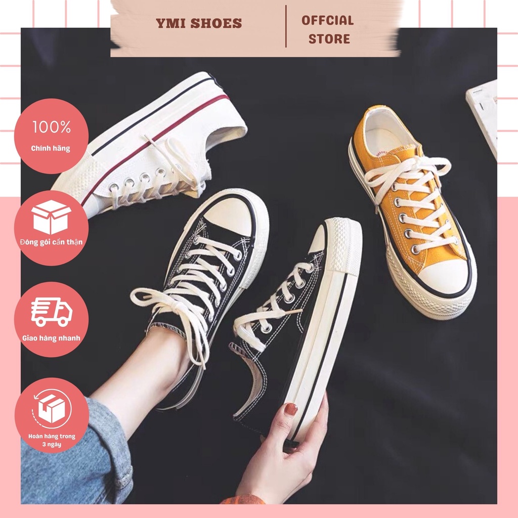 GIÀY THỂ THAO NỮ CVS ĐẾ BÁNH MÌ KIỂU DÁNG CƠ BẢN ĐẾ CAO 3CM