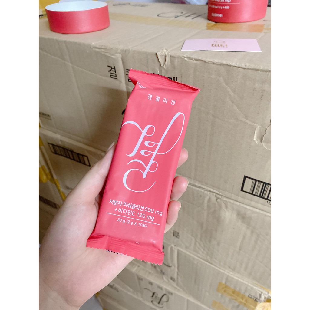 Bột Uống Lemona Gyeol collagen Bổ Sung Collagen Hàn Quốc [ Hộp 60 gói] | Thế Giới Skin Care