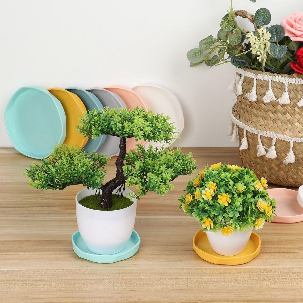 Khay Nhỏ Giọt Dày Dặn Bằng Nhựa Resin Dùng Trồng Hoa Trong Nhà / Ngoài