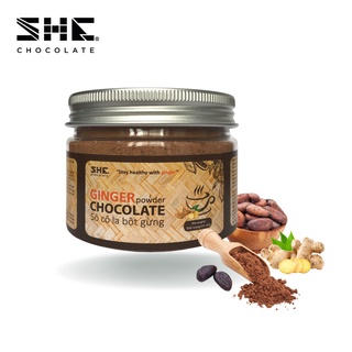 [DÙNG THỬ 3 NGÀY] Socola bột gừng SHE Chocolate 60g 100% TỰ NHIÊN Đồ uống bổ dưỡng, nạp năng lượng, ăn kiêng