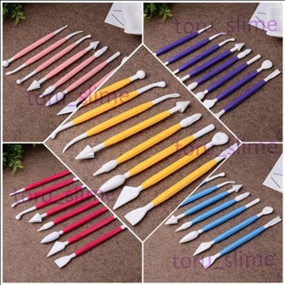 [Mua 1 Tặng 1] Tạo hình đất sét bộ 8 cây 16 đầu toru_slime