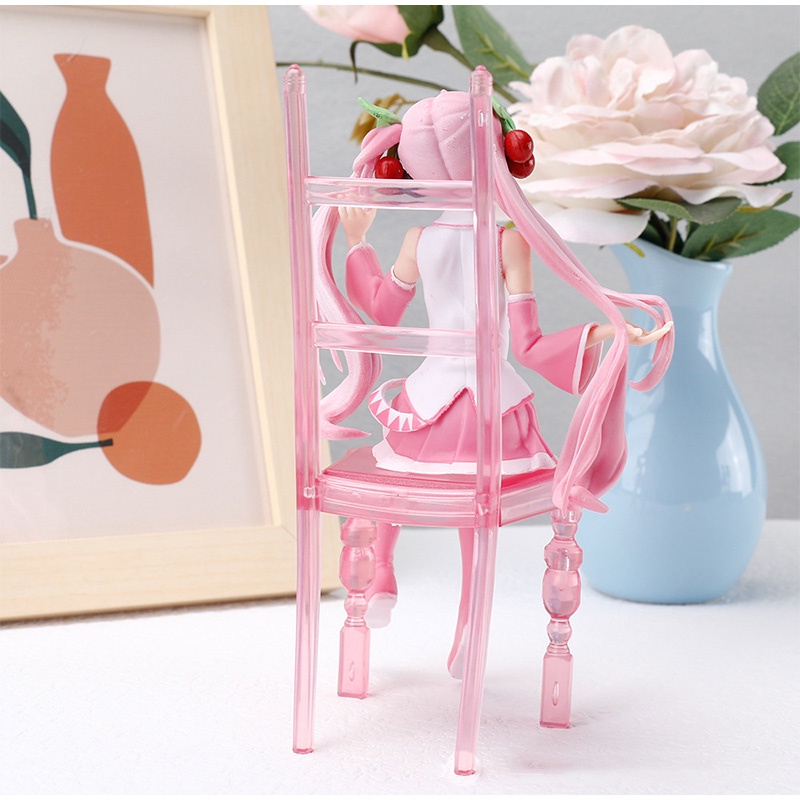 Mô Hình Nhân Vật Hatsune miku Ngồi Ghế Bằng PVC 16CM