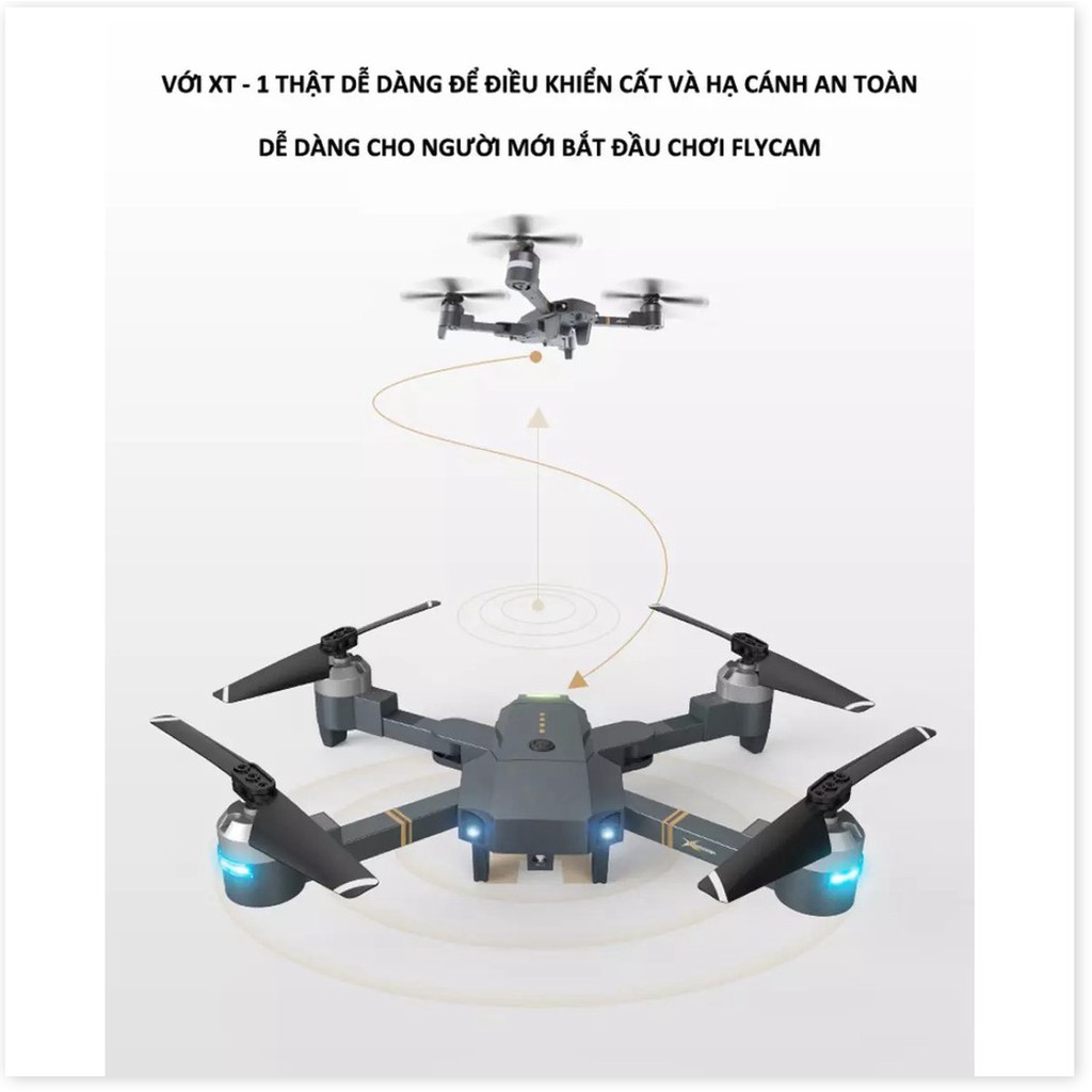 ⚡ Flycam giá rẻ, Flycam XT1 1080P cho hình ảnh sắc nét - Bảo hành uy tín 1 đổi 1 👉HD Plaza