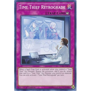 Thẻ bài Yugioh - TCG - Time Thief Retrograde / IGAS-EN075'