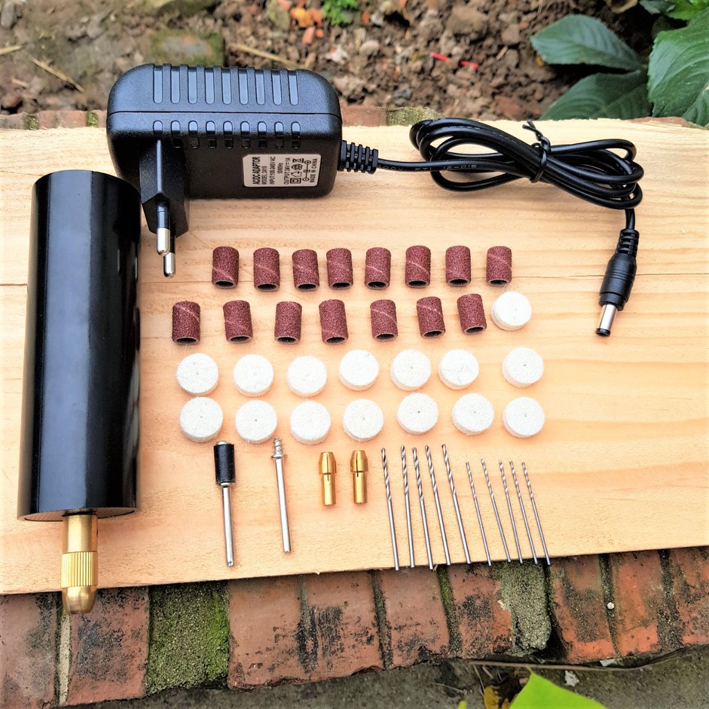 MÁY MÀI MINI CẦM TAY SIÊU MẠNH KÈM 44 CHI TIẾT KHOAN MÀI ĐÁNH BÓNG