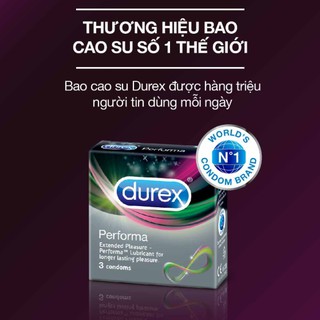 Bộ 3 bao cao su Durex Performa 3 bao