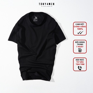 Áo Thun Nam Cổ Tròn Cao Cấp Local Brand TONY4MEN Vải Cotton Form Slim Fit 3106