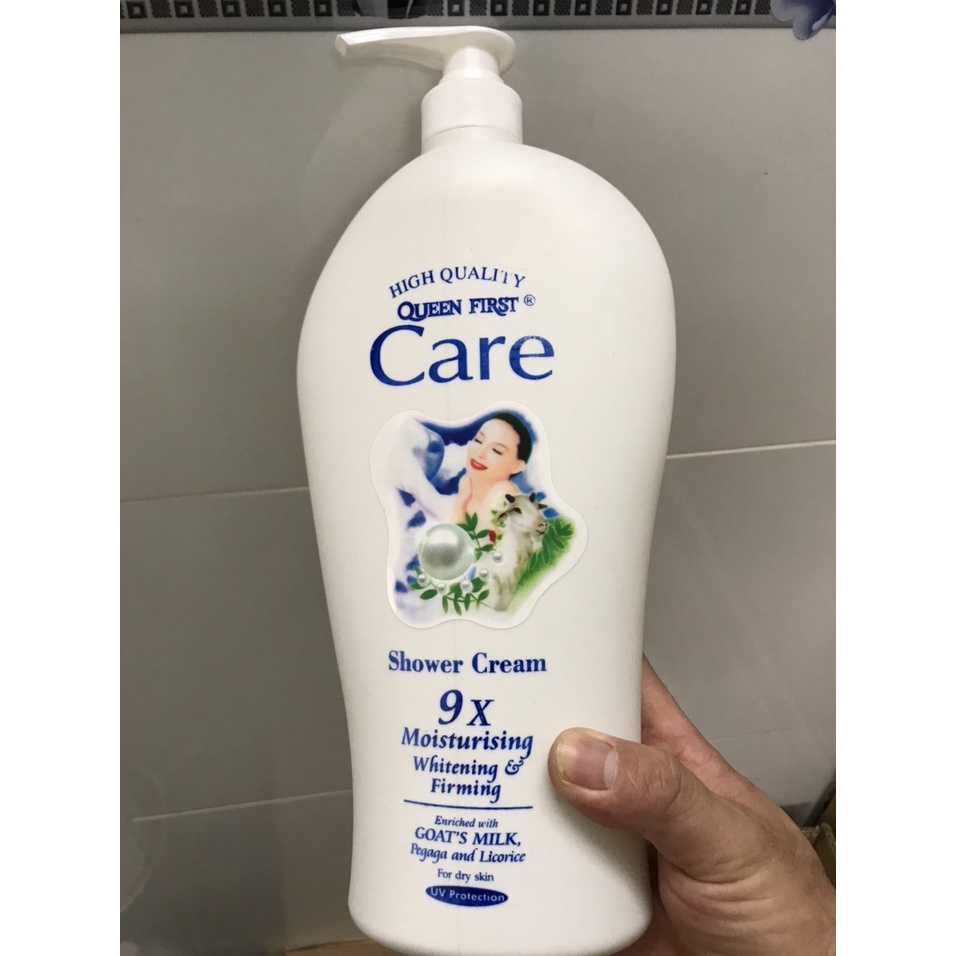 COMBO 2 Chai Sữa Tắm Dê White Care 9X 1200ml Sáng Mịn Hơn Thơm Lâu Hơn