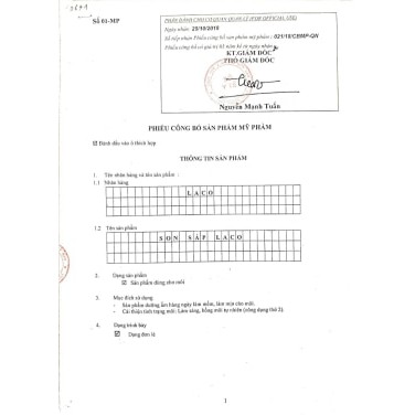 Son sáp dưỡng môi LACO, giúp môi hồng hào, mềm, chống khô môi. | BigBuy360 - bigbuy360.vn