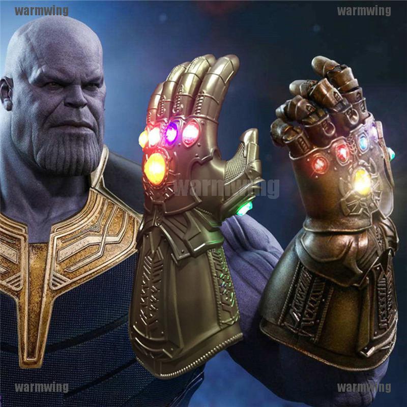 Mô Hình Găng Tay Vô Cực Gắn 6 Viên Đá Của Nhân Vật Thanos Trong Avengers Infinity War (Chất Liệu Cao Su Latex)