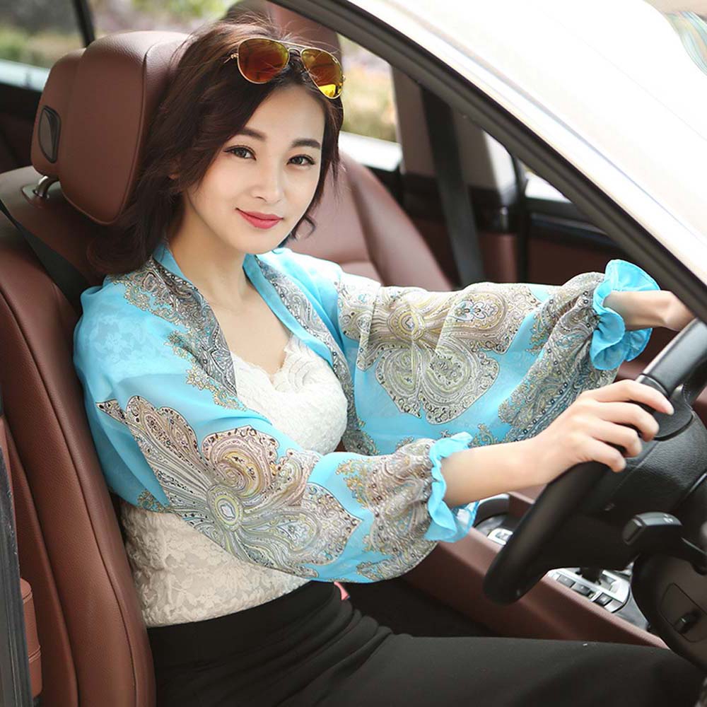 Khăn Choàng Hoạ Tiết Hoa Cho Nữ