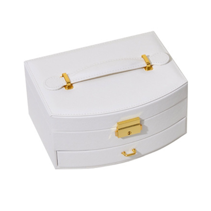 Hộp Đựng Trang Sức 2 Tầng Nhỏ Gọn Cho Nữ