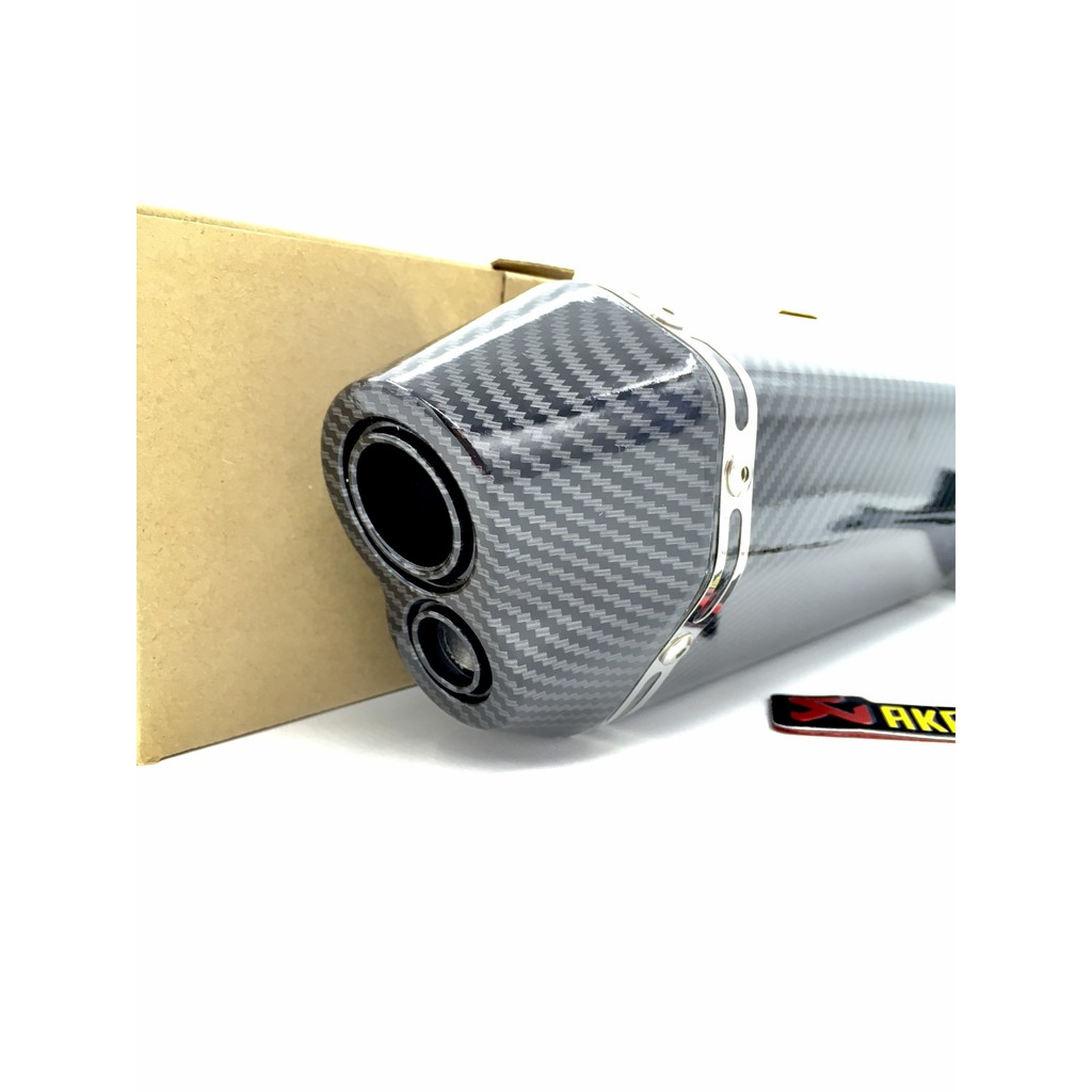 Lon pô Akrapovic Carbon - Nhập khẩu