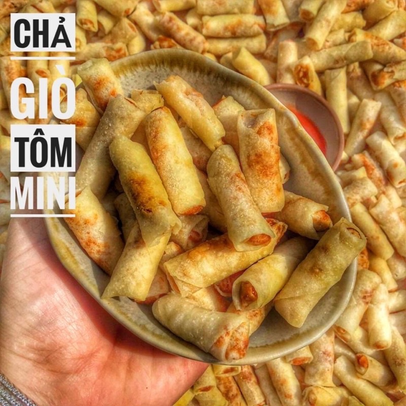 Chả giò mini tôm ăn liền