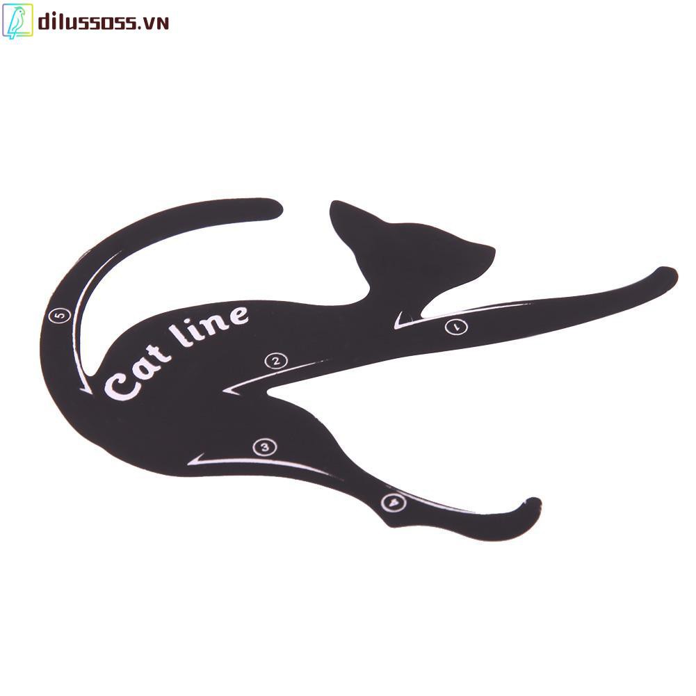 (Hàng Mới Về) Set 2 Khuôn Kẻ Mắt Hình Mèo Dễ Thương