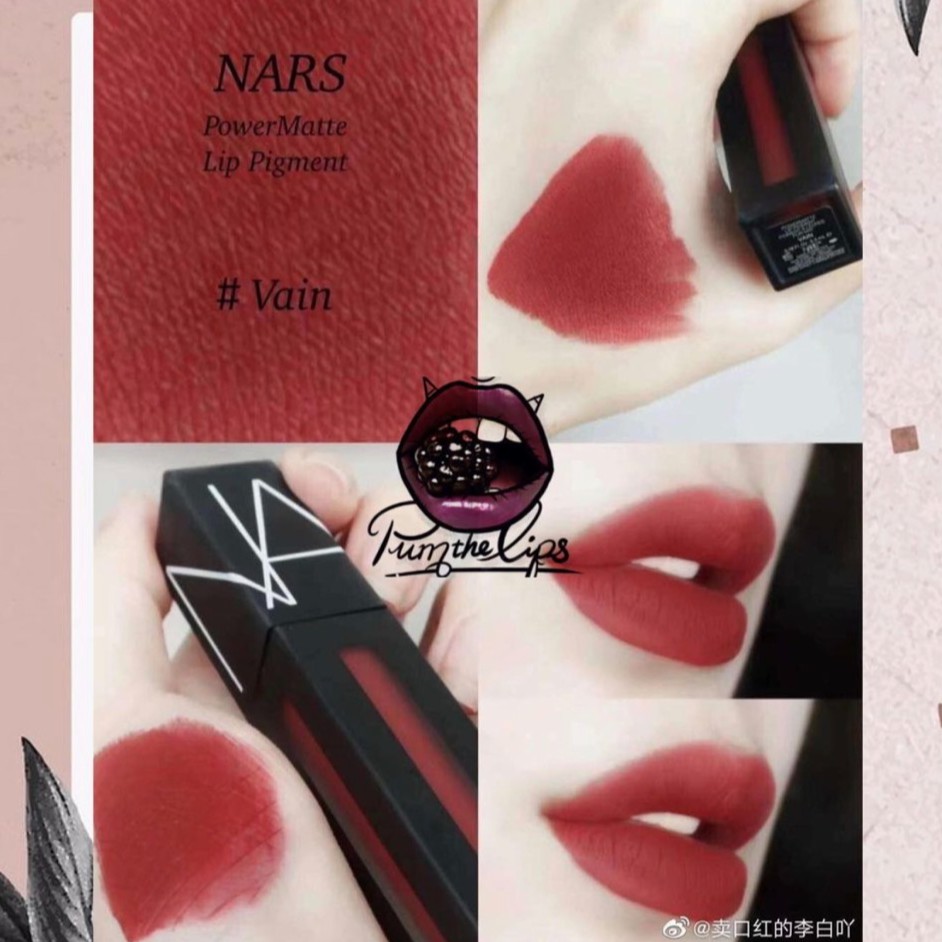 Son kem lì Nars Liquid màu Vain
