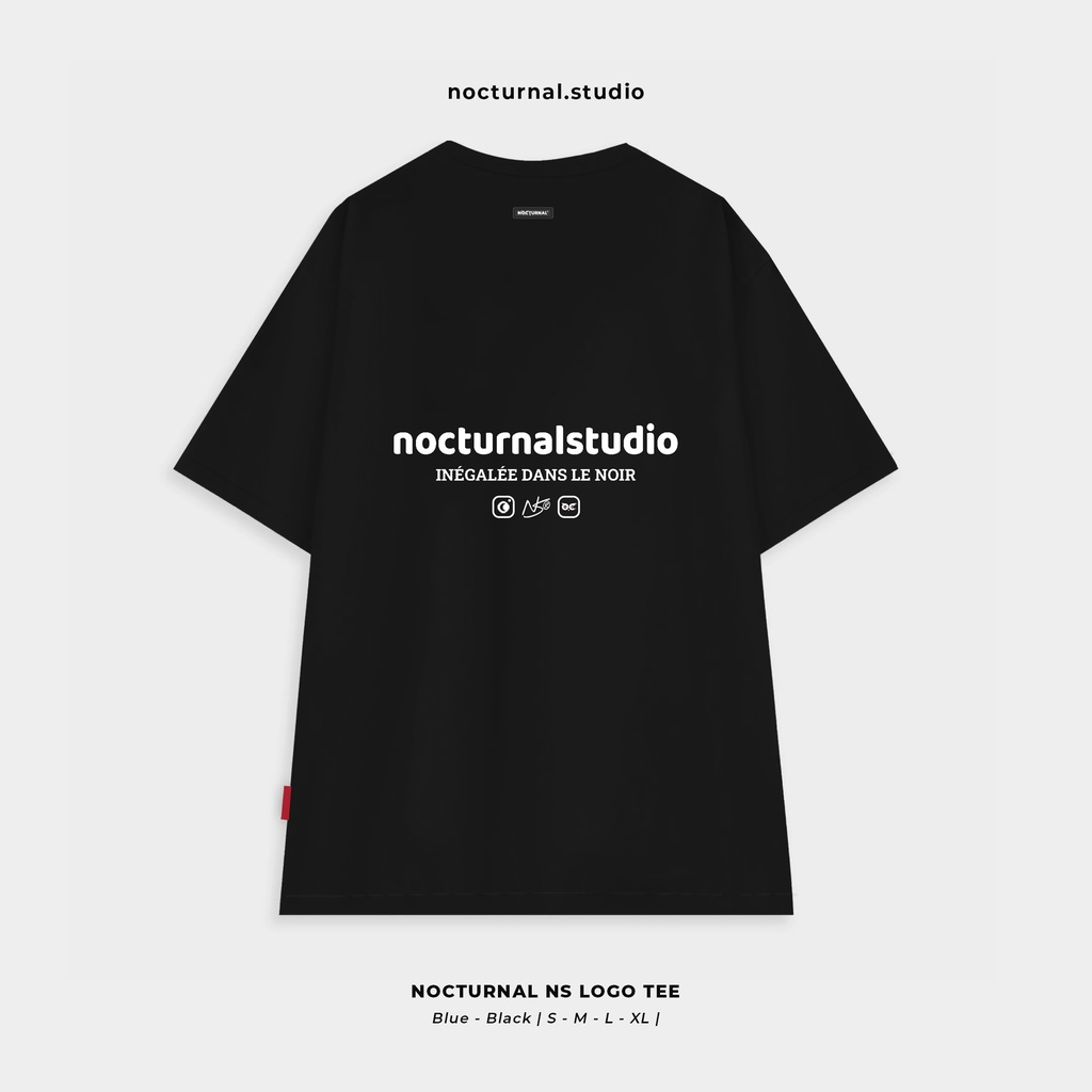 Áo Thun Unisex Form Rộng Tay Lỡ Oversize Tee NOCTURNAL NS Logo Cotton 100% Local Brand
