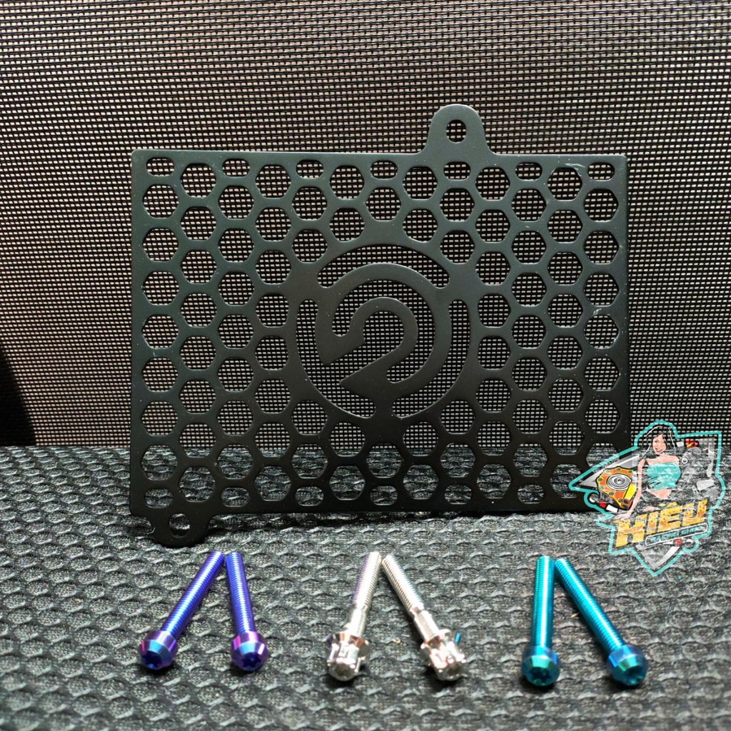Che Két Nước Titan Và Nhôm CNC Gắn Cho Xe Winner V3