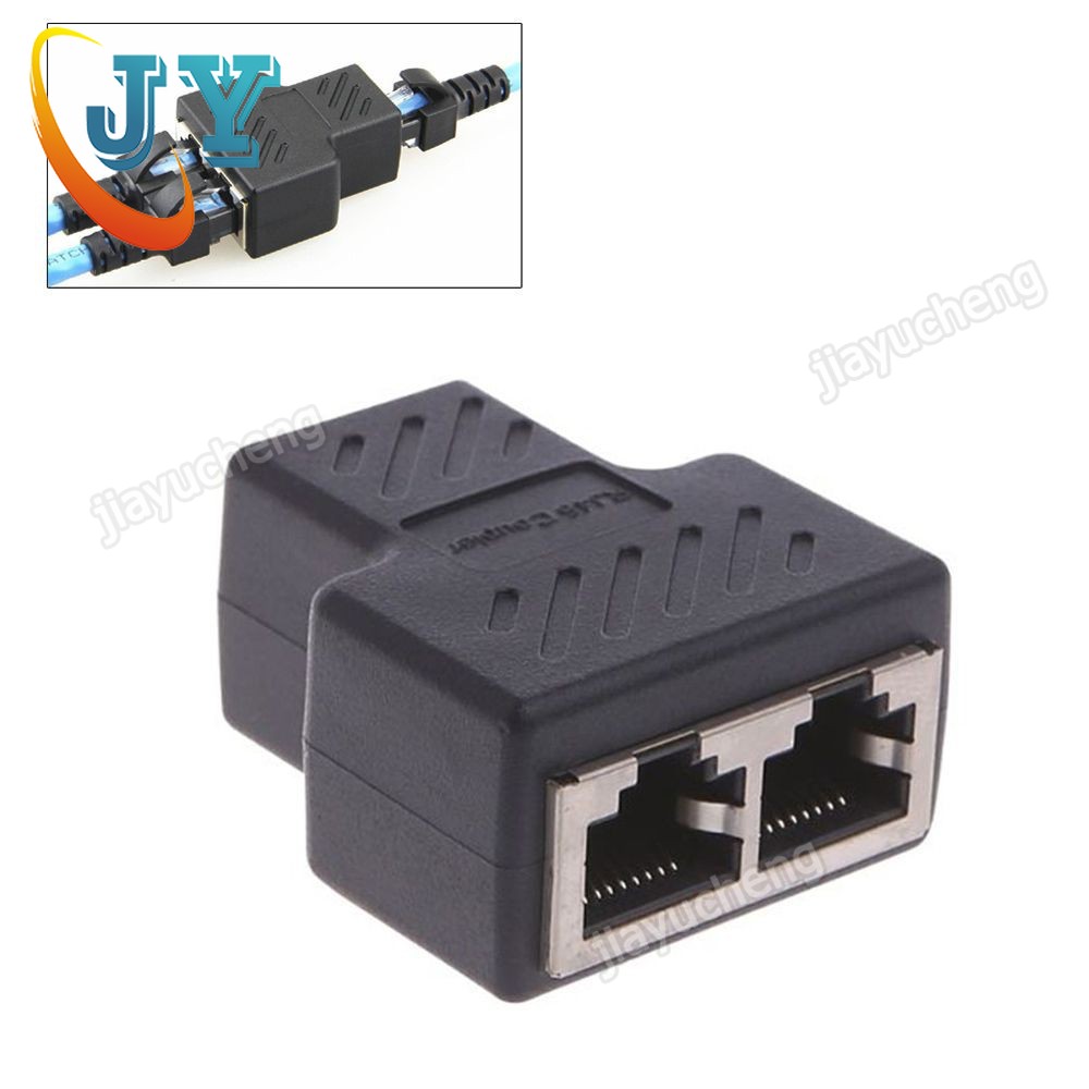 Đầu Chia Cáp Mạng 1 Ra 2 Cổng Cat5 / Cat6 Rj45