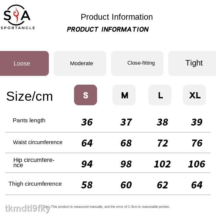 Chính Hãng Quần short thể thao eo cao thời trang thoải mái năng động cho nữ