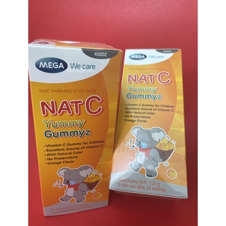 [Vitamin C Tự nhiên] Kẹo dẻo NATC YUMMY bổ sung vitamin C cho bé