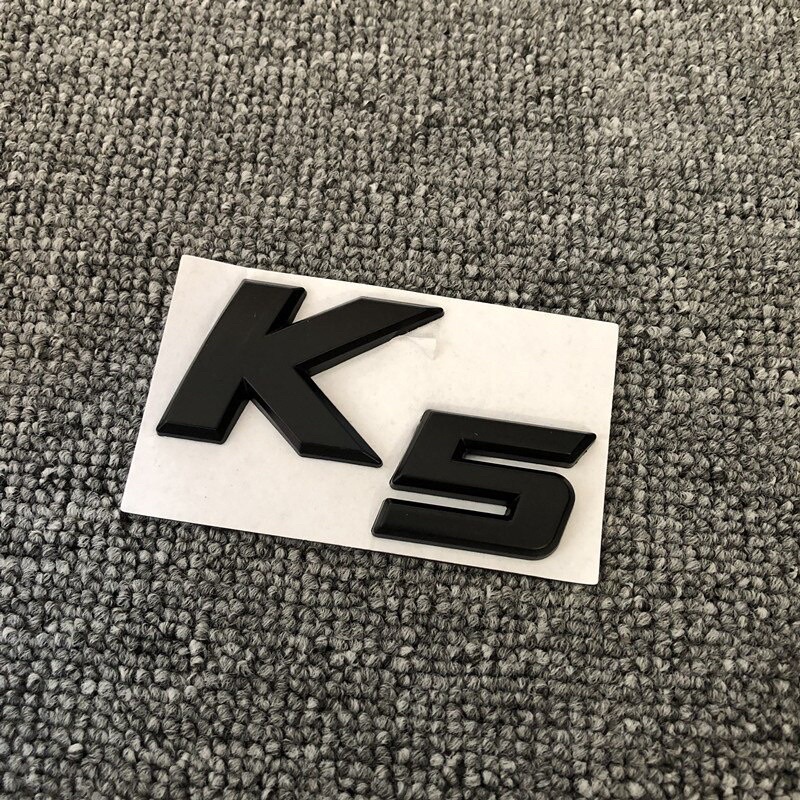 Logo chữ nổi KIA K3,K5 màu đen