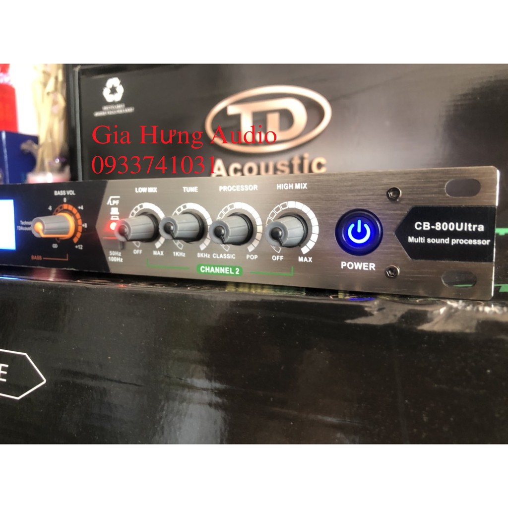 Nâng tiếng thế hệ mới, TD 800Ultra, tiếng sâu, trebe nhiễn.