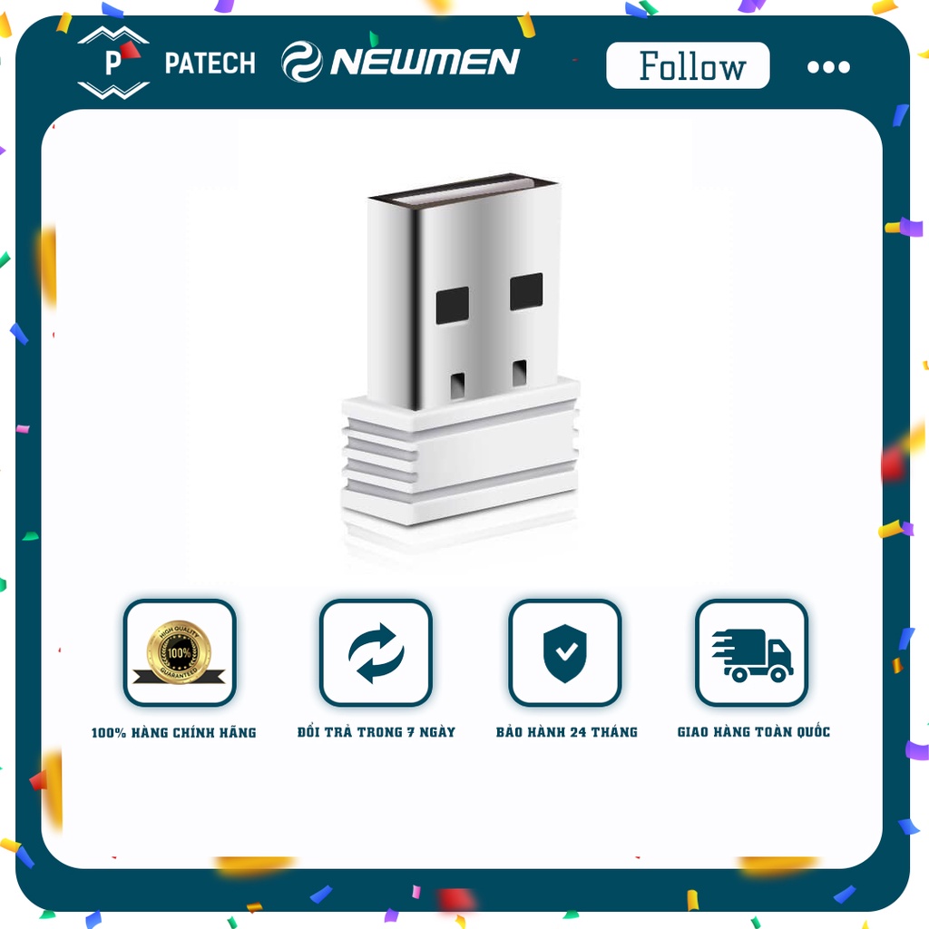 USB Newmen 2.4G for GM610/GM680/GM840 - Hàng chính hãng