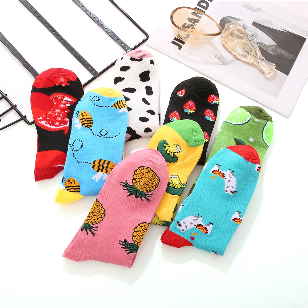 Set 2 đôi vớ unisex TAKETALK cổ ngắn co giãn size 34-40