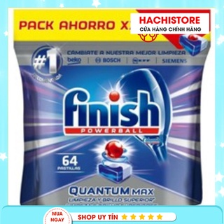 🔹 Viên rửa bát Finish Quantum Max 60 viên