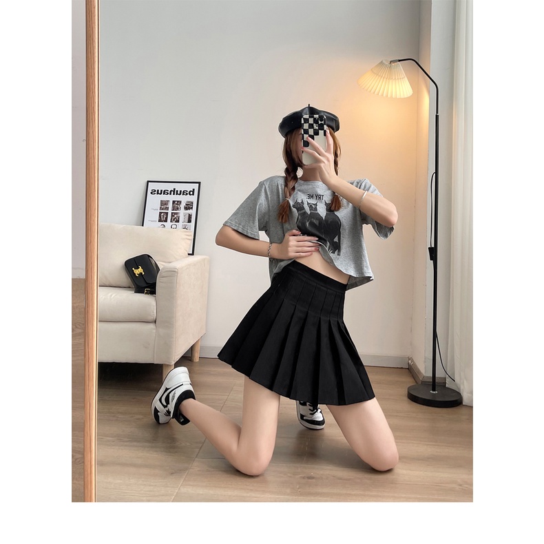 Chân Váy Chữ A Lưng Cao Thiết Kế Mới Thời Trang Mùa Hè Dành Cho Nữ