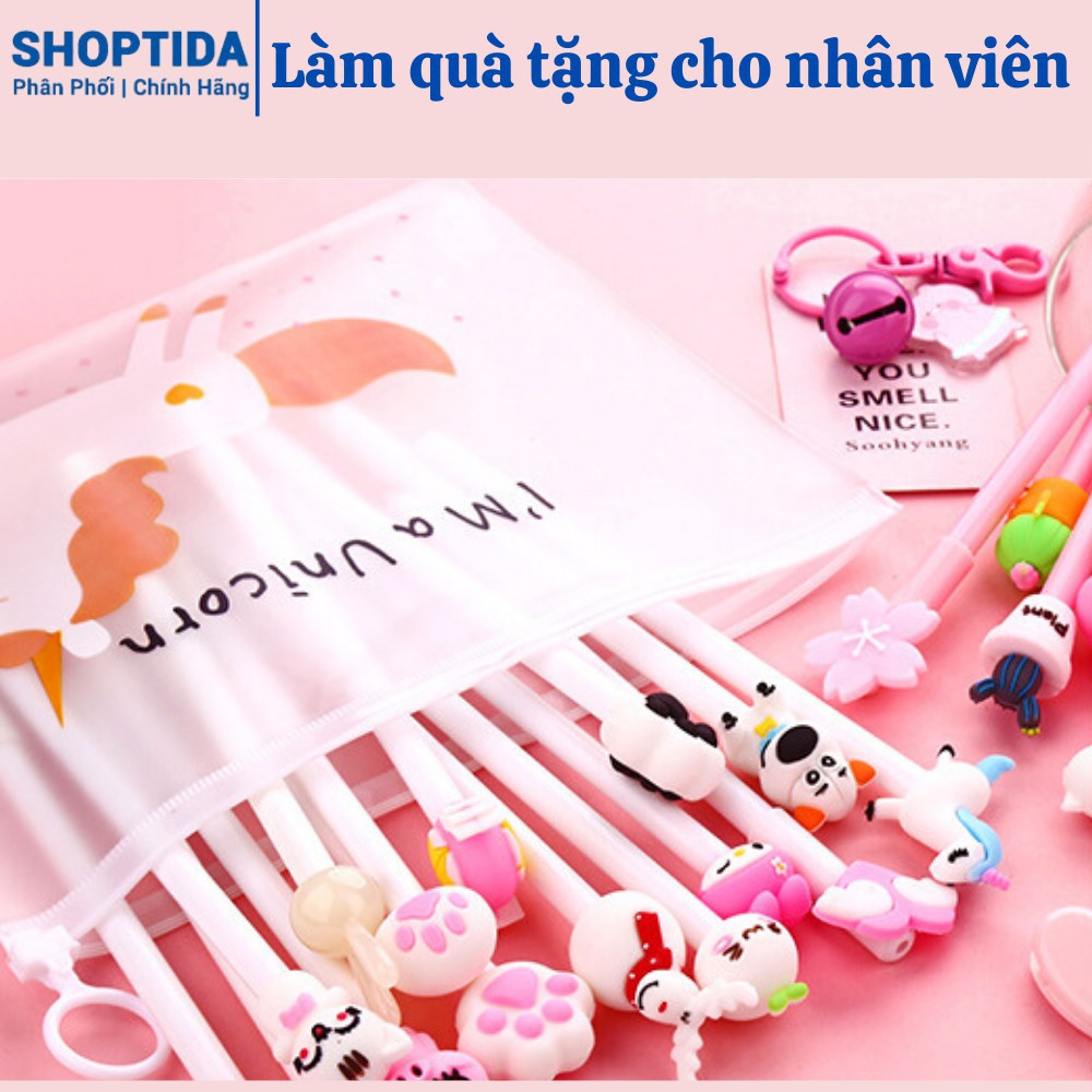 AA Bút bi nước ghi đơn hàng phổ thông màu ngộ nghĩnh 0.5mm 1 dòng hình bất chợt Shoptida 4 6