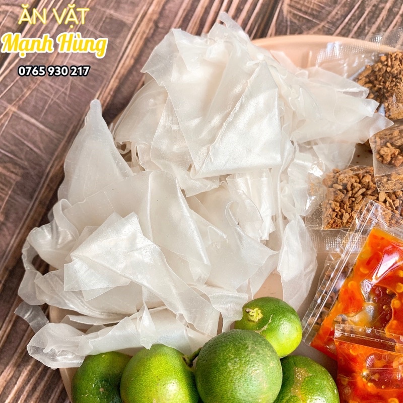 BÁNH TRÁNG RÌA PHƠI SƯƠNG SỐT ỚT SIÊU CAY BÁNH TRÁNG MẠNH HÙNG NGON RẺ SÀI GÒN