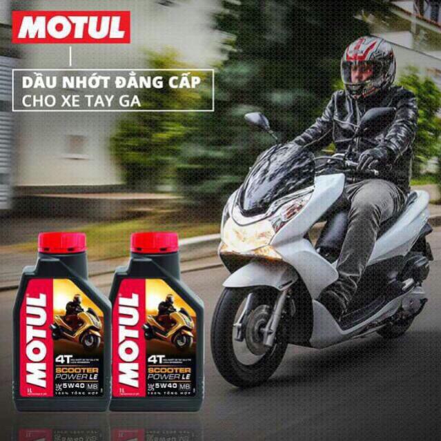 Mua Ngay Dầu nhớt Motul Power Scooter 0,8L 5w40