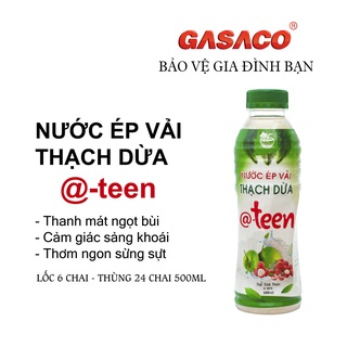 Vải thạch dừa @Teen 500ml lốc 6 chai