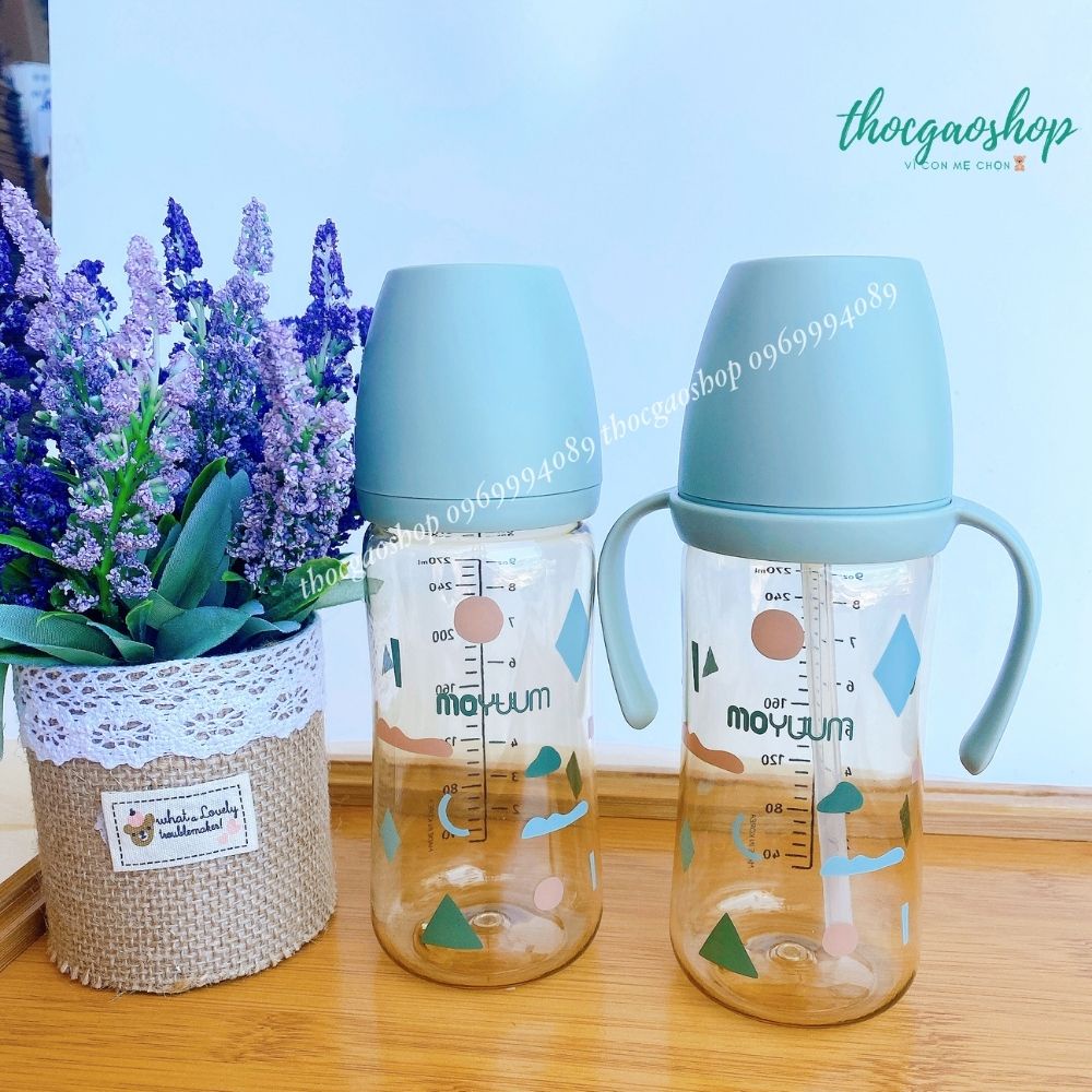 Bình sữa Moyuum mây bản Limited 2021 đủ size 170ml/270ml nội địa hàn Quốc