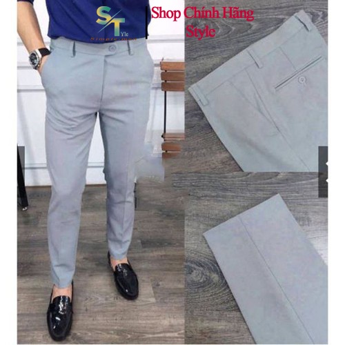 Quần Âu Nam Cao Cấp simple Hàn Quốc Dáng Ôm công sở