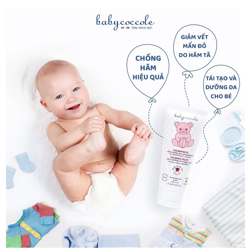 Kem chống hăm chiết xuất hoa cúc và ZnO Babycoccole 0M+ 75ml